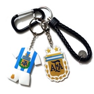5Pcs/set Football Keychain Pendant Paris Saint-Germain FCS Messis Neymars Salahs CR7 Hazard Ibrahimo
