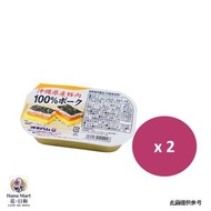 100%沖繩縣產午餐肉140g x 2  [日本直送]