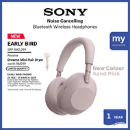 Sony 1000X series Sand Pink WH-1000XM6 Noise Cancelling Headphones Wireless Bluetooth ANC