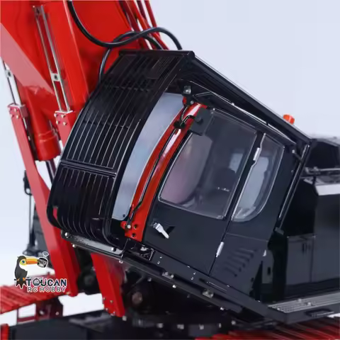 K970-300 Metal RC Hydraulic Excavators 1/14 CUT Model Remote Control Demolition Machine 5048 Brushle