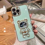 เคสนักบินอวกาศไหม่มีขาตั้ง สำรับรุ่นOppo Realme 11 11X C53 C51 C55 C3 C11 C20 Realme C65 C67 Realme5 5i 5s 6i Xiaomi A3 Redmi 12 12C 9A A2plus A1plus Redmi 13C Redmi10 10C POCO C65 C40 Note12 Realme Note50 เคสสิชิโคนขอบตรงกันกล้อง