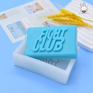 [Teh] Fight Club Soap Silicone Mold Rectangle Bath  Lotion Bar Making Supplies Moule Savon Molde Jab
