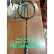 NEW APACS CARBO 9000 nano Badminton Racket original 38lbs strongFusion