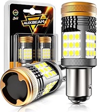 Auxbeam B21 Series 1157 LED Bulbs White Built in Resistor CANBUS Error Free Anti Hyper Flash 1157A 1