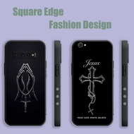 Casing For Samsung A15 A25 S24 Ultra A55 S23 FE A35 Galaxy S24 Fe A56 Bible JESUS God Aesthetic HBX0