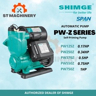 STmachinery - SHIMGE Automatic Self-Priming Pump PW125Z--PW250Z--PW370Z--PW550Z--PW750Z