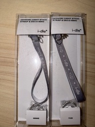 Idle首爾場周邊 official light stick strap & deco ring