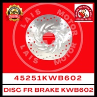 Front Brake Disc Plate KWB Blade, Supra X 125 FI, Revo FI 45251KWB602 45251KWB921 Original AHM