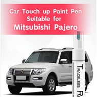 Car Touch up Paint Pen Suitable for Mitsubishi Pajero Paint Fixer Pearl White Pearly Black Cool Silver Sahara Desert Brown