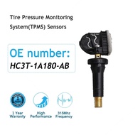 ระบบการตรวจสอบแรงดันยางรถยนต์เซ็นเซอร์ TMPS HC3T-1A180-AB 315MHz 4ชิ้นสำหรับฟอร์ดฟิวชั่น2017 2018