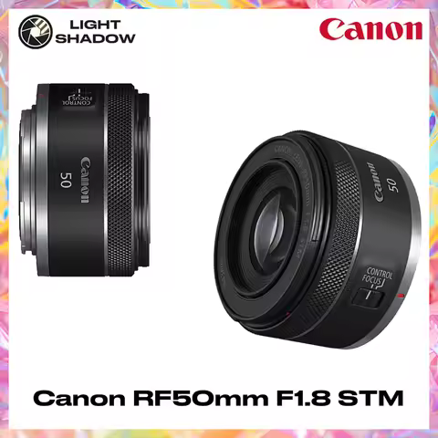 Canon RF 50mm f/1.8 STM Compact Standard Prime Lens for EOS R – Fast f/1.8, Great for Portraits & Lo