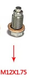 Magnetic Oil Drain Plug M12 M14 M16 M18 Stainless Steel Sump Bolt with Copper Gasket for Car Engine 