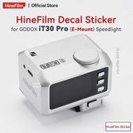 Hinefilm Skin for Godox iT30Pro Mini TTL Pocket Flash Sticker for Godox iT30 Pro for Sony Mount Spee