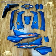 Wave z Color Set First Model (Hand Clip) 13-Piece Drum Blue And (331) With Pattern 1 (Can Be Used In