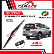 PERODUA ARUZ | 12" Rear Window SILICONE Wiper Blades | Wiper Belakang | PERODUA ARUZ Rear Wiper