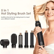 UKLISS 5-In-1 Hot Air Styling Brush - Professional Ionic Hair Dryer & Multi-Functional Styler With R