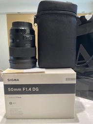 Sigma 50mm art F1.4  Canon