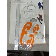 Custom Order Peralatan Lukisan Kejuruteraan Alat Jangka Lukis Piawai Geometry Drawing Drafting