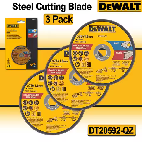 DEWALT 76mm INOX Bonded Abrasive Cutting Disc Cutting Multi-Mat Cutting Disc Electric Tools Parts (3