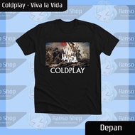 Coldplay Viva la Vida French revolution Art T-shirt - Coldplay Band shirt - Coldplay Band Rock Pop D