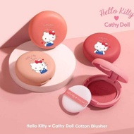 บลัชออน เคที่ดอลล์ ปัดแก้ม เนื้อชิมเมอร์ บางเบา เกลี่ยง่าย Cathy Doll Hello Kitty Cotton Blusher 6.5g