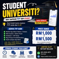 Mobile application and system development service | RM1,000 - RM1,500