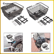 Gepnoo Rear Bicycle Basket Measuring 45 X 32.5 X 20 Cm (17.7 X 12.8 X 7.9 Inches) for Travel, Commut