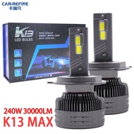 2Pcs K13 led headlight 240w 30000lm H1 H4 H7 H11 9005 9006 9012 H13 Auto Car Led Headlight Fog Light