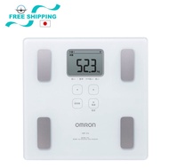 Omron Weight Scale Body Composition Meter Body Scan (With Japanese similar to Chinese Text) - White - JAPAN Export Set