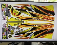 Tem rời axelo vàng đen