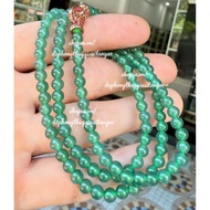 Lam NgOc Jadite 7A Ice Chain In size ~5mm Svip Goods Kiem Dinh