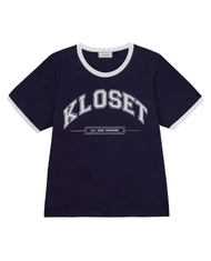 KLOSET Logo T-Shirt (KK23-T002) เสื้อยืดสกรีนโลโก้ KLOSET