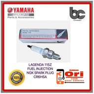 YAMAHA ORIGINAL NGK SPARK PLUG CR6HSA LAGENDA 115Z FUEL INJECTION / EZ115 /  EGO GEAR / AVANTIZ / EG
