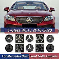 3D Mirror Star Grill Emblem For Mercedes Benz E-Class W213 2016-2020 E200 E250 E300 E350 E400 E43 AM