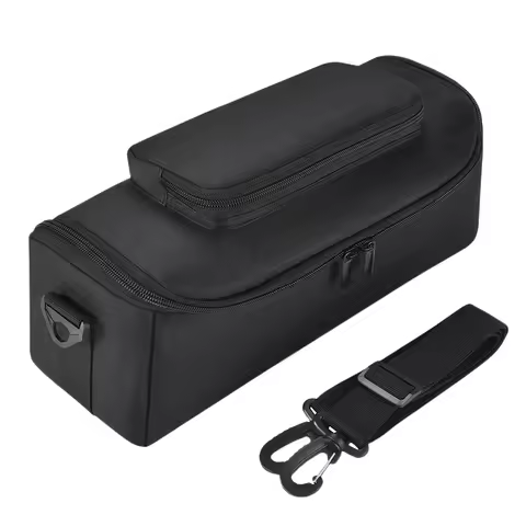 Portable Audio Storage Bags Dustproof Audio Protective Case Scratch-resistant Double Zipper with Sho