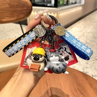❣️[Bag Pendant] Genuine Unique Creative My Emperor Wanmian Sleeping Bazaar Black Doll Keychain Decor