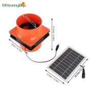 Solar Exhaust Fan 10W Solar Panel ABS Construction Round Duct Compatible