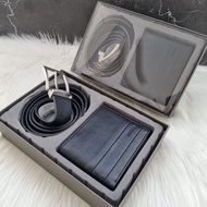 Unik DOMPET PRIA FOSSILORIGINAL FOSIL ENRIC GIFT SET BLACK Limited
