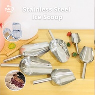 YU Ready Stock Stainless Steel Ice Scoop / Scoopers / Shovel Ais Cube / Senduk Ais batu / Penyodok A