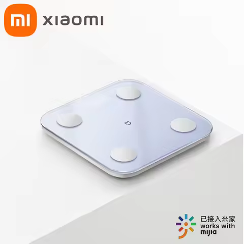 Xiaomi Body Fat Smart Scale S400 Weight Bathroom Scale BMR Test Heart Rate LED Display Smart Home Du