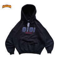 OIOI ORIGINAL HOODIE BLACK BORDIR 5252 OVERSIZE