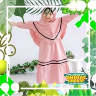 RIANA Girls' Gamis 1 8 YEARS pink 2 Cool Girls' Gamis Muslimah Color Eid Premium S0H3 Syar'i Best Wo