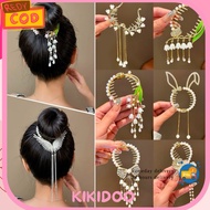 Kikidoo Hair Style Korean Donut Hair Bun Instant Hair Bun Maker Korean Style for Children and Adults