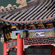 千年榫卯積木沉香亭故宮祈年殿國潮3d文創立體拼圖木質手工拼裝