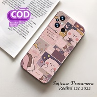 Softcase Pro Camera Xiaomi Redmi 12C Case Xiaomi Redmi 12C Kesing hp Xiaomi Redmi 12C Case hp Xiaomi