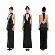 Silk Backless Dress | Kylen DRESS | 3dots