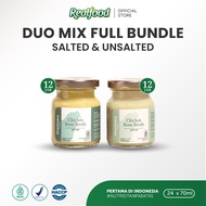 Realfood Momiku Bio Broth Duo Mix Full Bundle I Chicken Bone Broth I Hygienic Chicken Bone Broth