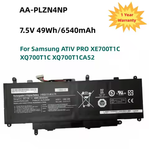 AA-PLZN4NP 7.5V 49Wh 6540mAh Laptop Battery For Samsung ATIV PRO XE700T1C XQ700T1C XQ700T1CA52 AAPLZ