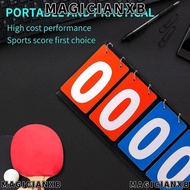 MAGICIANXB Digital Scoreboard, Score Keeper Multipurpose Table Scoreboard, Outdoor Sports Portable M