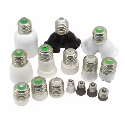 1Pcs E27 B22 E12 G9 GU10 MR16 E14 E17 E40 G24 2E27 Lamp Base LED Corn Bulb light Lamp Holder Convert